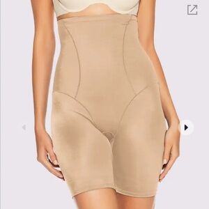 NEW Bali High Waist Thigh Slimmer Nude DF8097 Sz XL NWT